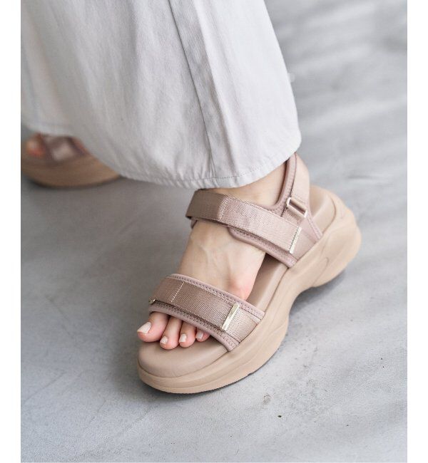  「COHINA&times;LE TALONコンビベルトスニーカーサンダル」|サンダル|