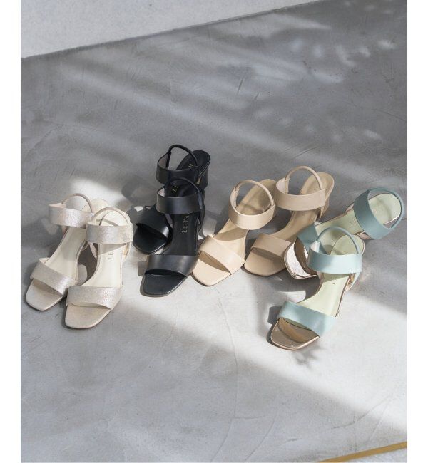  「《追加》6cmゴムストラップサンダル」|サンダル|