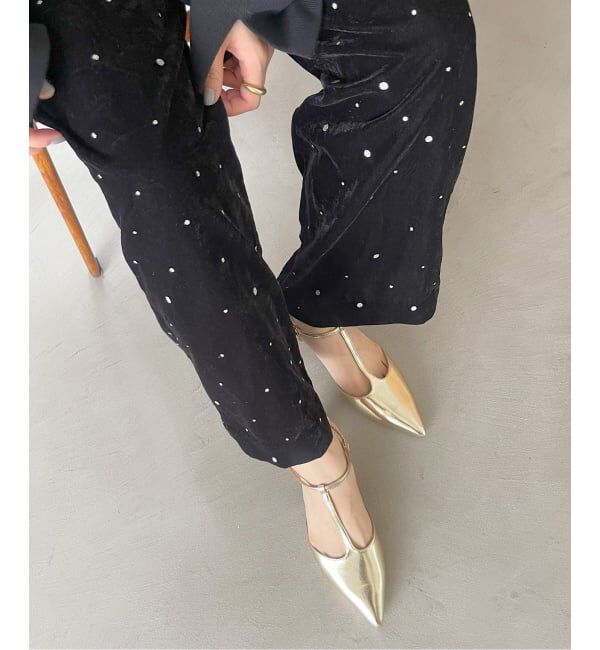  「4cmTストラップパンプス」|パンプス|