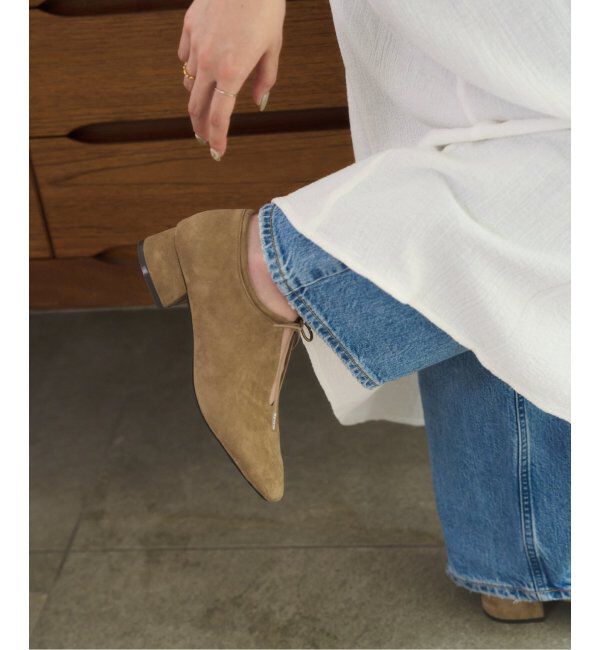  「3.5cmレザーレースアップパンプス」|パンプス|