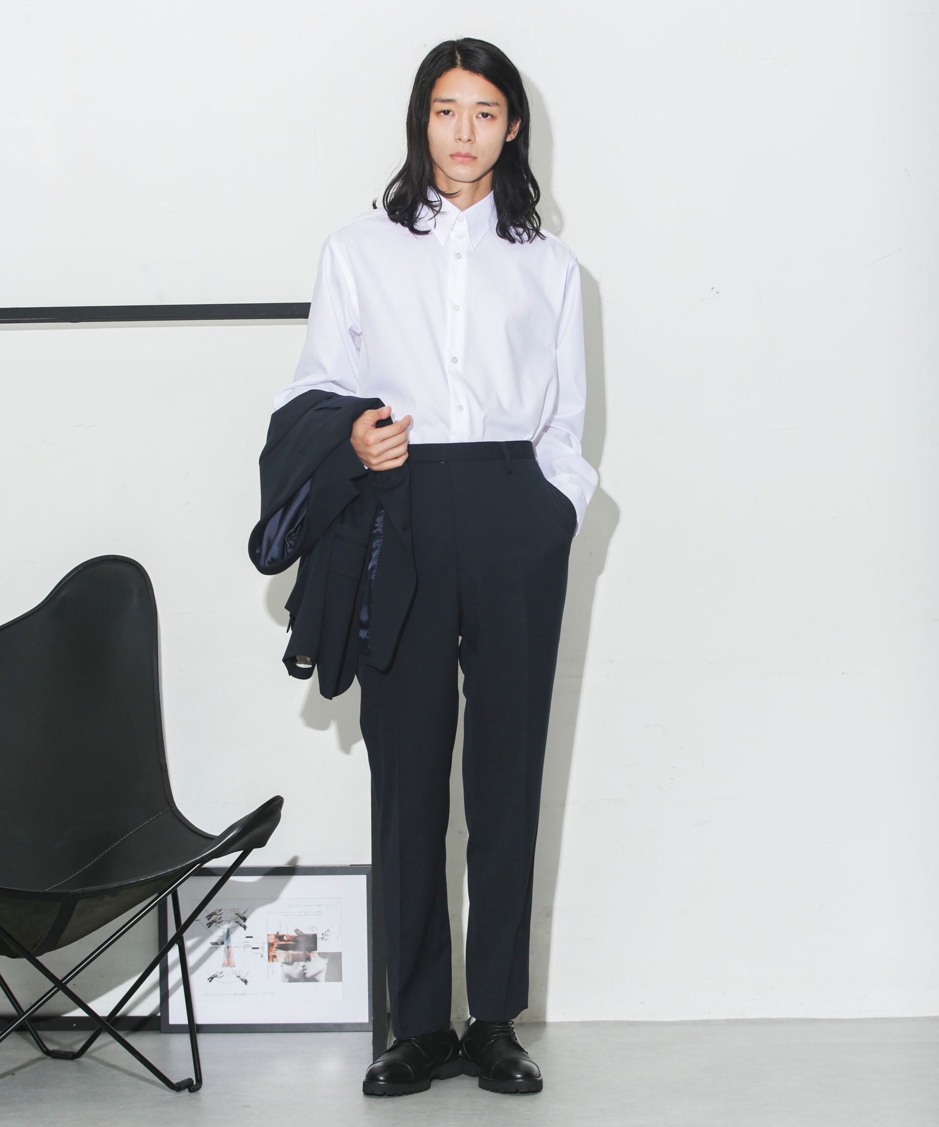 nano･universe「｢ESSENTIAL LINE｣タブカラーシャツ」|シャツ・ブラウス|