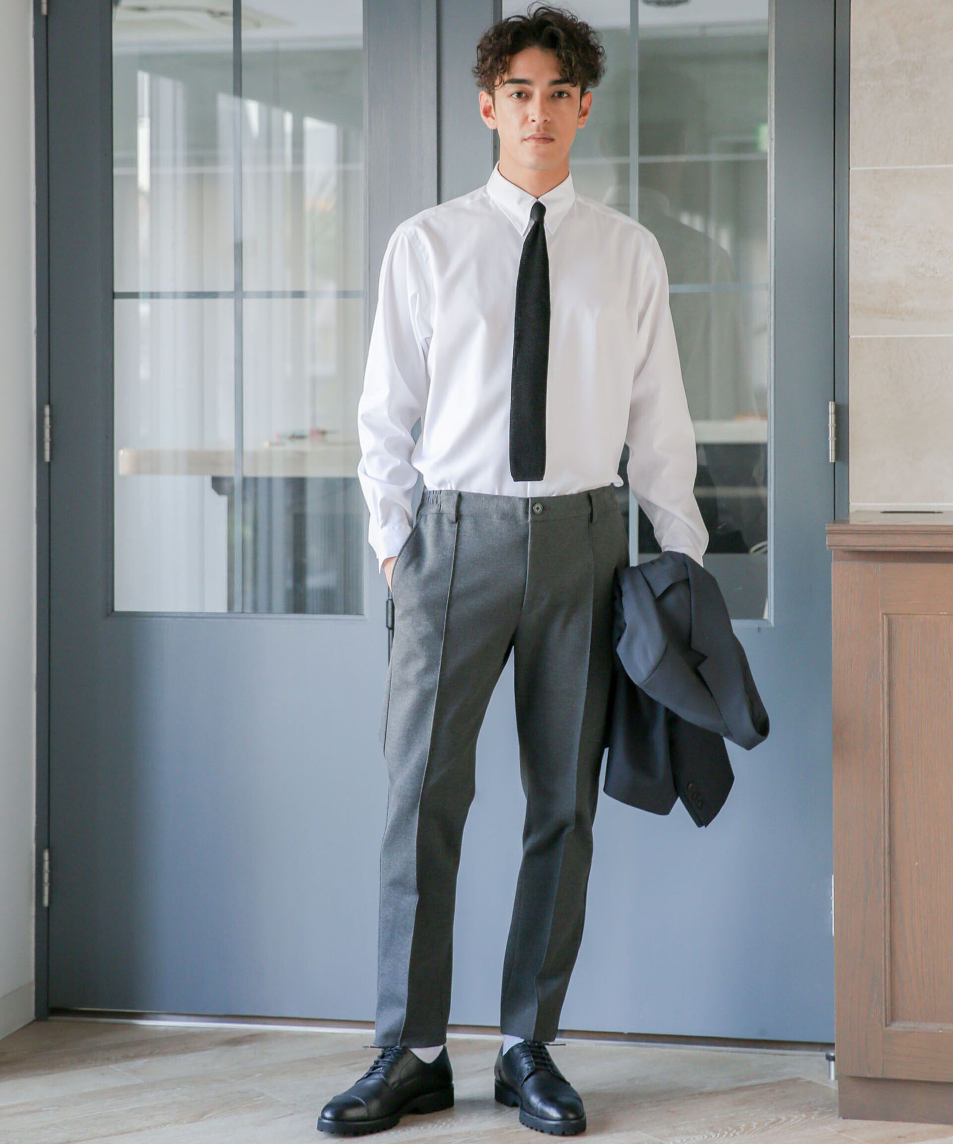 nano･universe「｢ESSENTIAL LINE｣タブカラーシャツ」|シャツ・ブラウス|