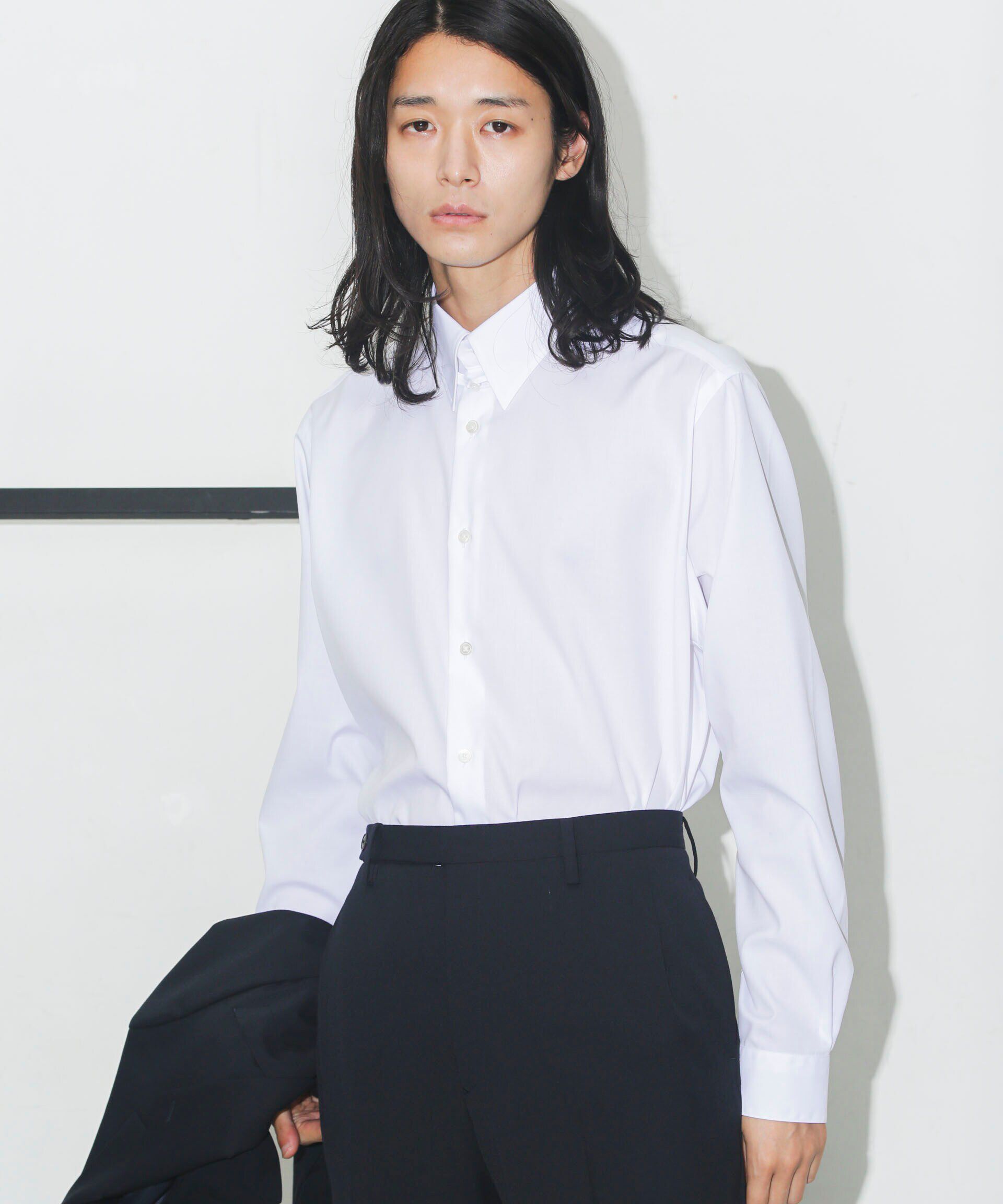 nano･universe「｢ESSENTIAL LINE｣タブカラーシャツ」|シャツ・ブラウス|