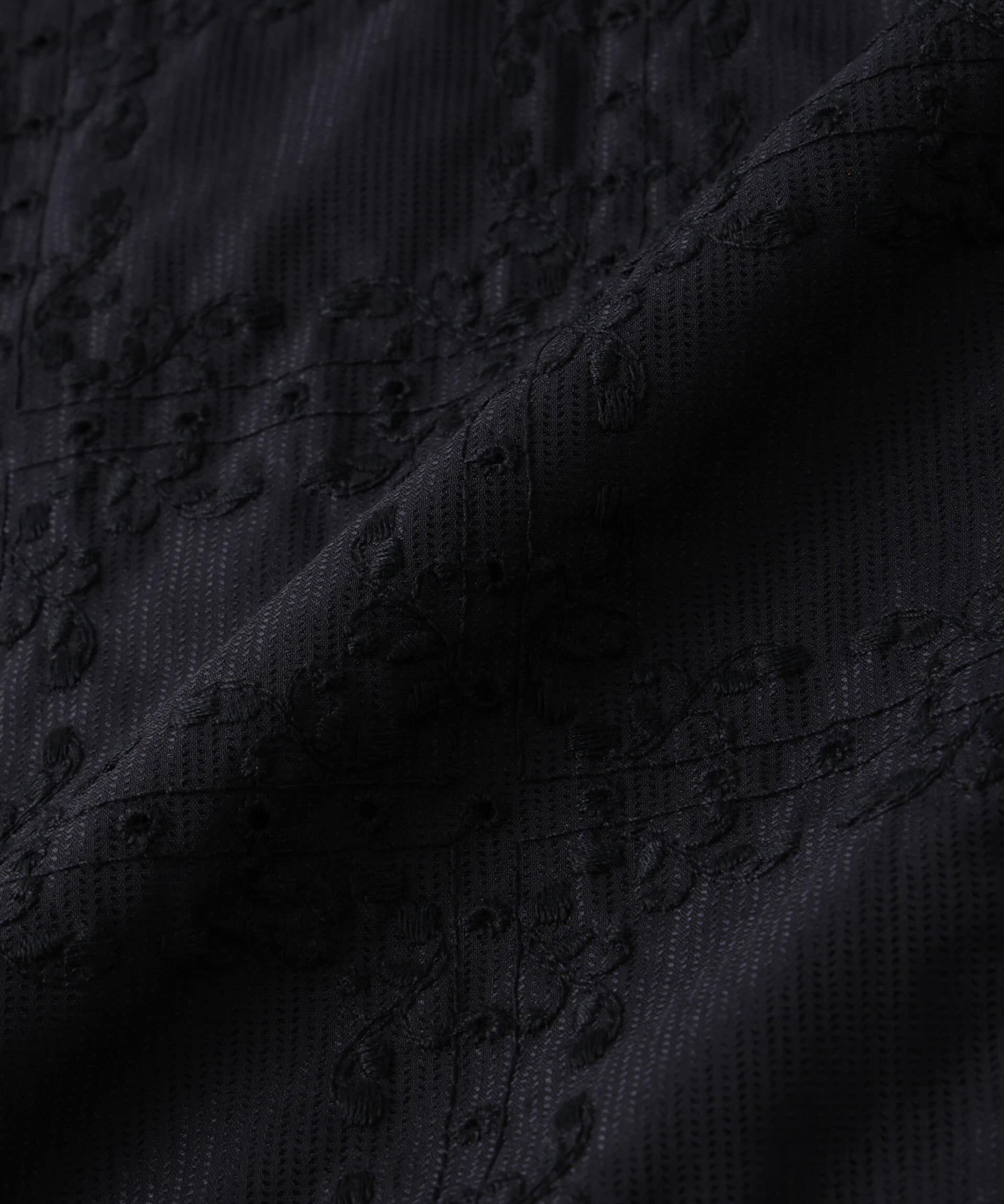 nano･universe「刺繍切替シャツ」|シャツ・ブラウス|