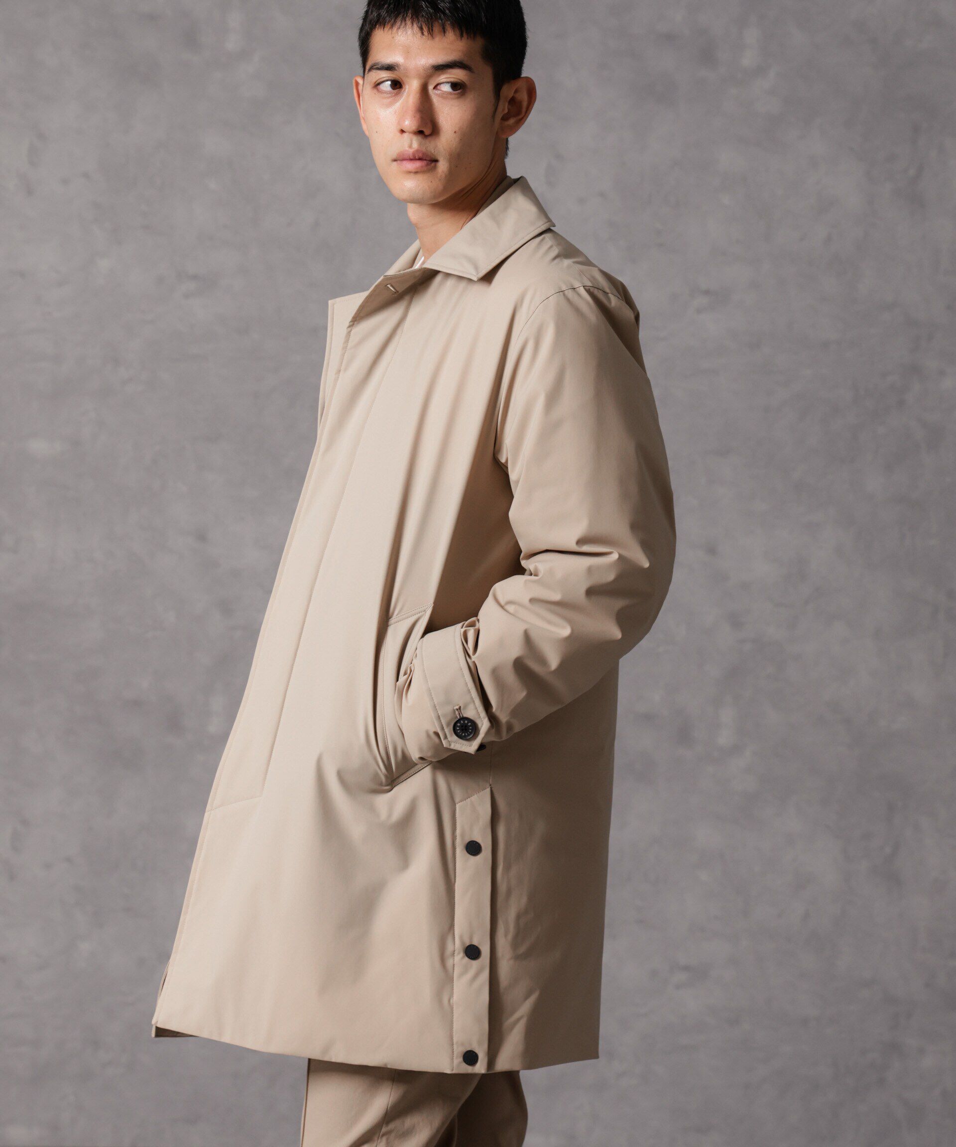 nano･universe「「西川ダウン(R)」ステンカラーダウン」|ダウン|