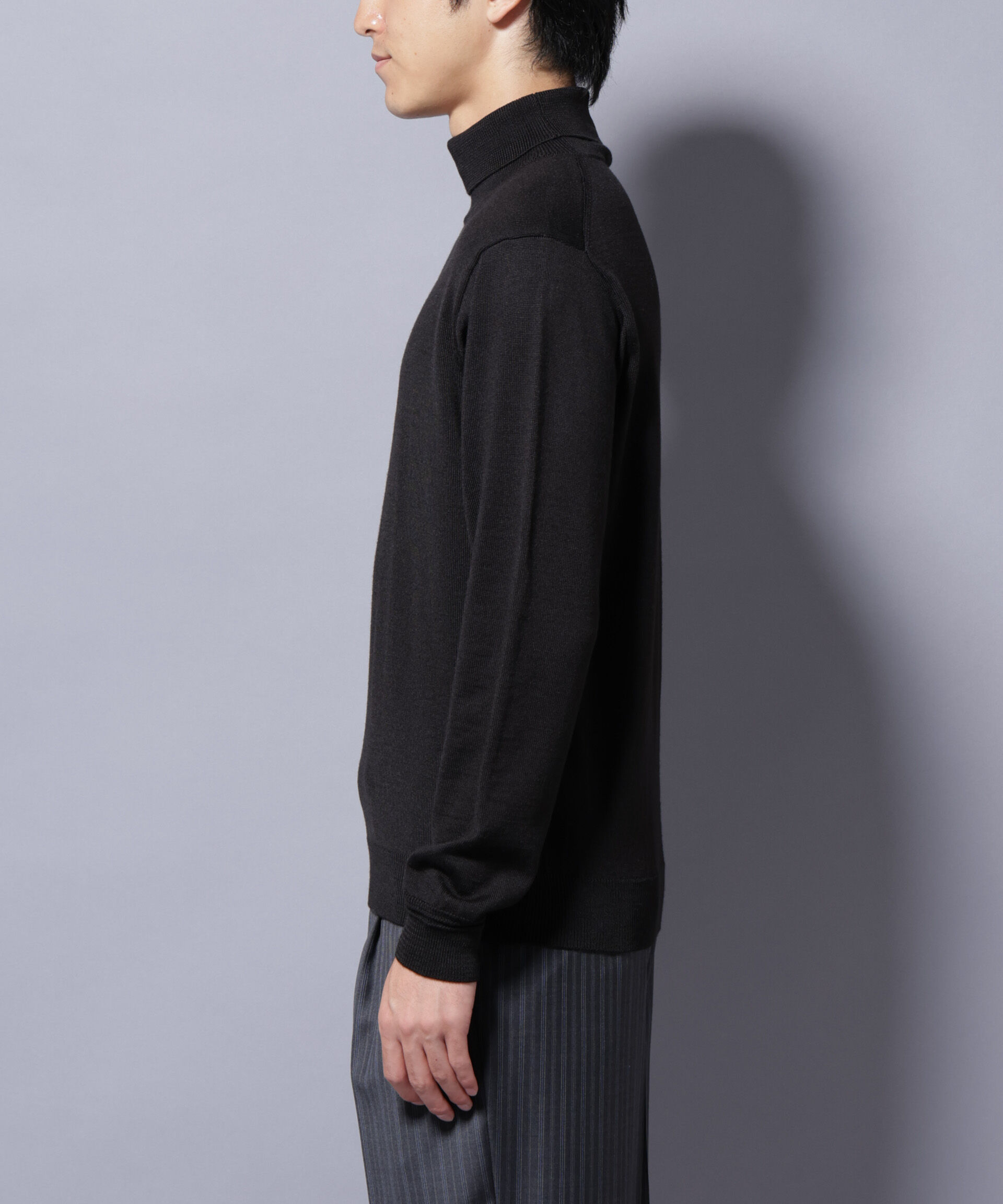 nano･universe「タスマニアミックスタートルニット」|ニット・セーター|