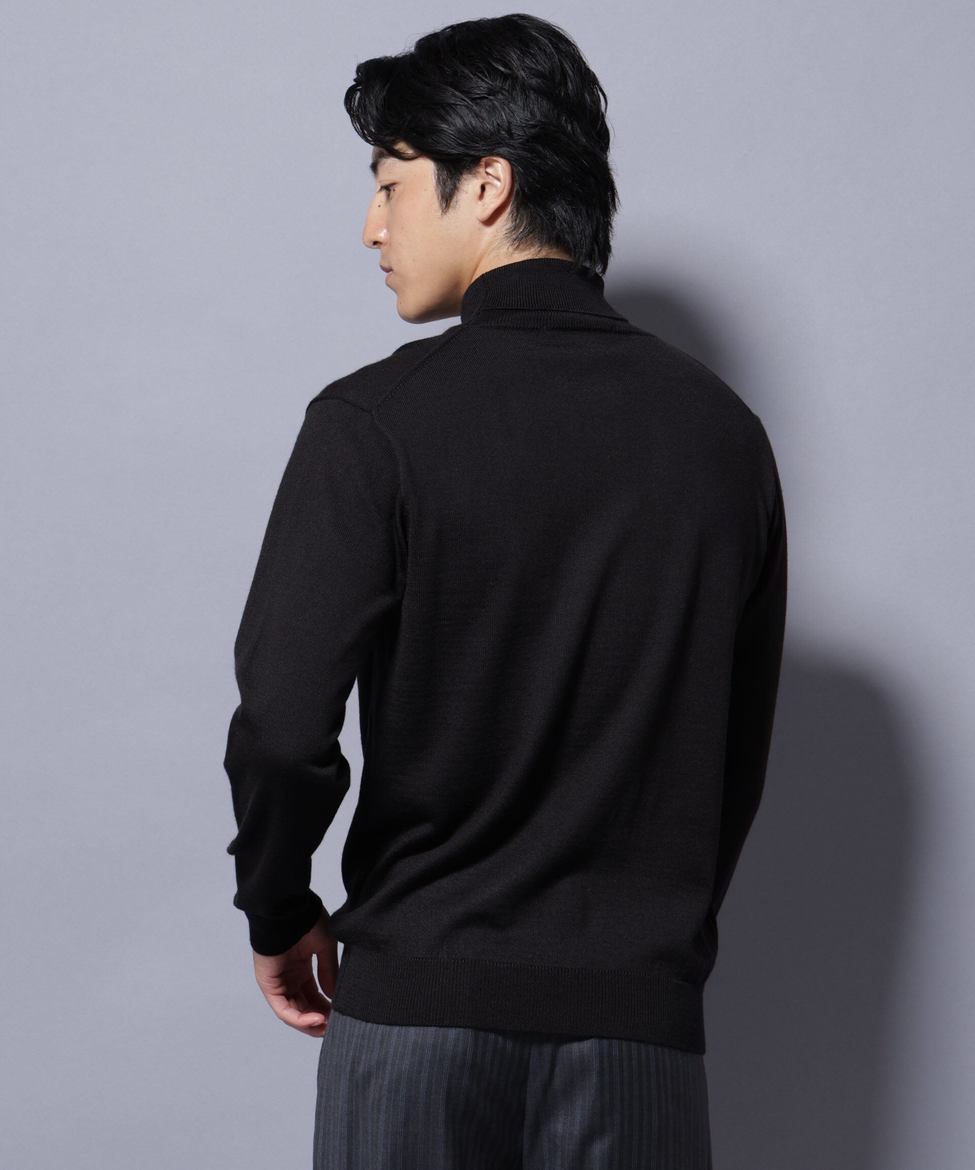 nano･universe「タスマニアミックスタートルニット」|ニット・セーター|