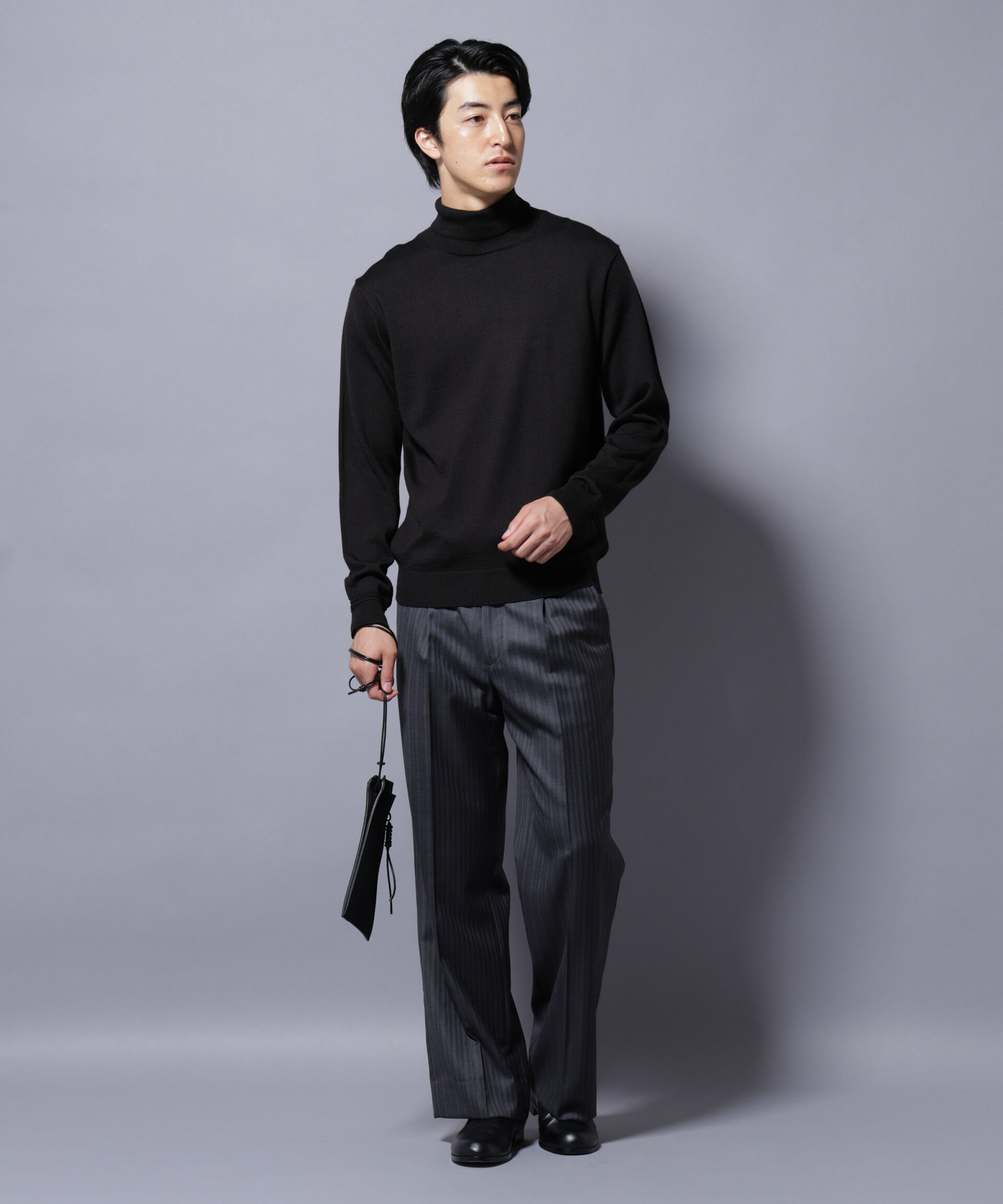 nano･universe「タスマニアミックスタートルニット」|ニット・セーター|