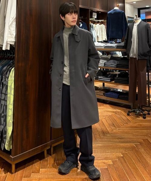 nano･universe「タスマニアミックスタートルニット」|ニット・セーター|