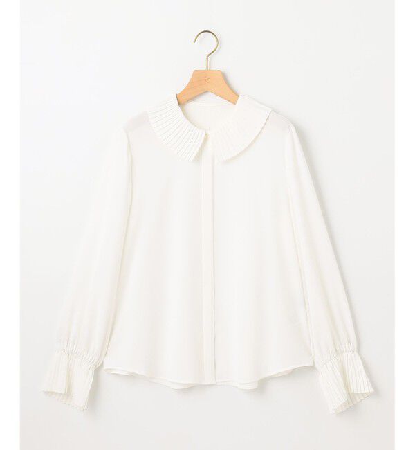 組曲「ライトデシン プリーツブラウス」|シャツ・ブラウス|