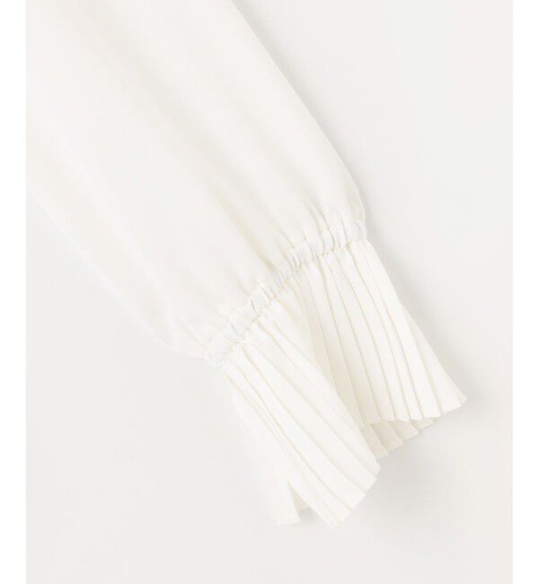 組曲「ライトデシン プリーツブラウス」|シャツ・ブラウス|