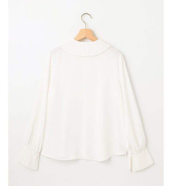 組曲「ライトデシン プリーツブラウス」|シャツ・ブラウス|