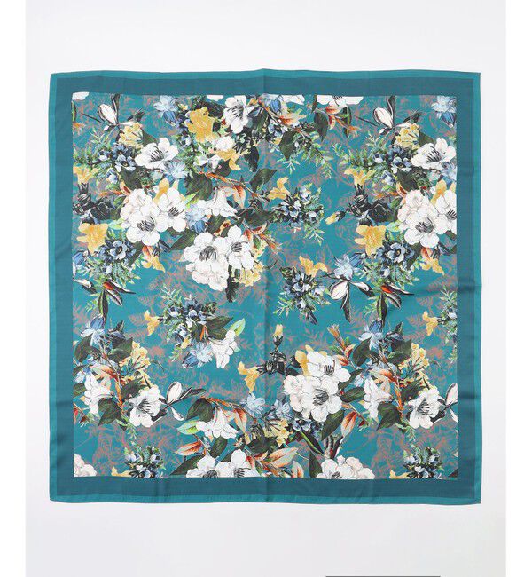 自由区「ボタニカルプリント スカーフ」|バンダナ・スカーフ|