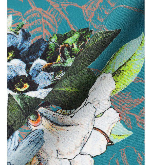 自由区「ボタニカルプリント スカーフ」|バンダナ・スカーフ|