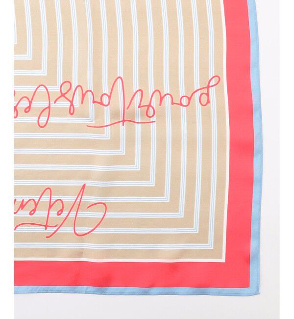 自由区「ストライプレター スカーフ」|バンダナ・スカーフ|