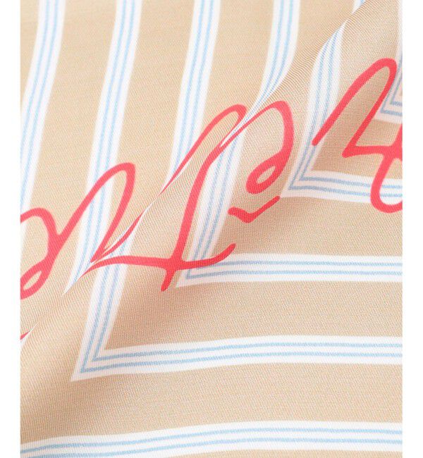 自由区「ストライプレター スカーフ」|バンダナ・スカーフ|