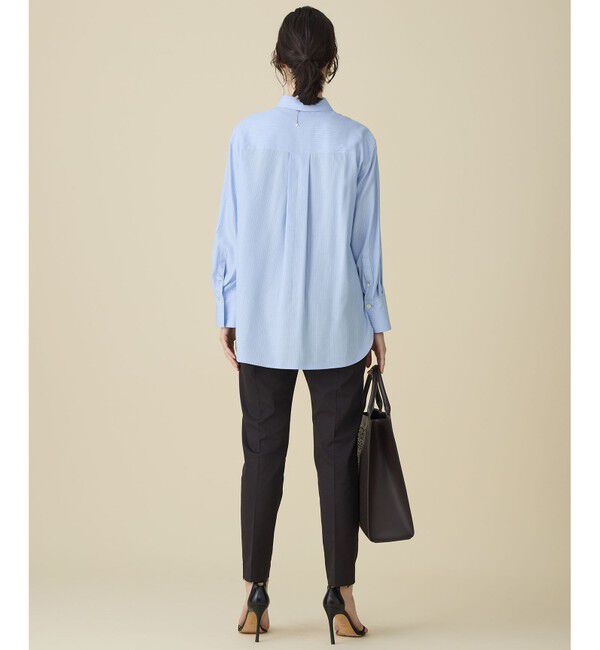 自由区「ドレープブロード シャツブラウス」|シャツ・ブラウス|