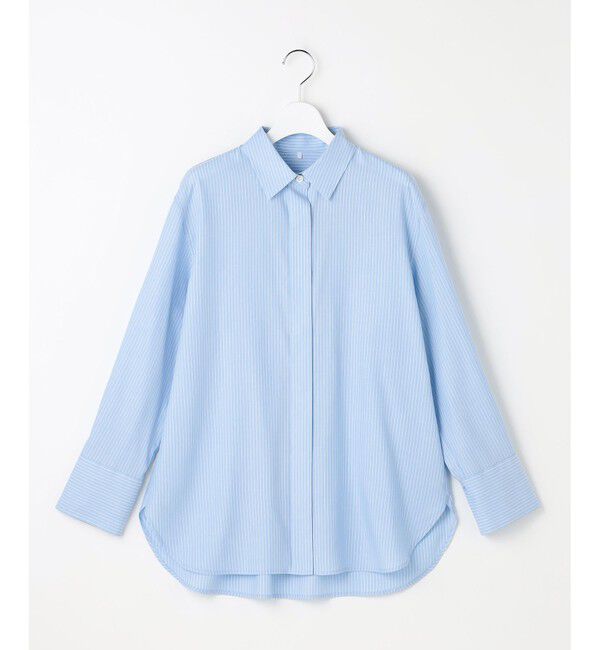 自由区「ドレープブロード シャツブラウス」|シャツ・ブラウス|