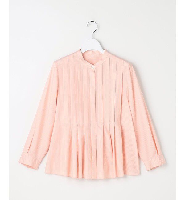 自由区「ドレープブロードタック ブラウス」|シャツ・ブラウス|