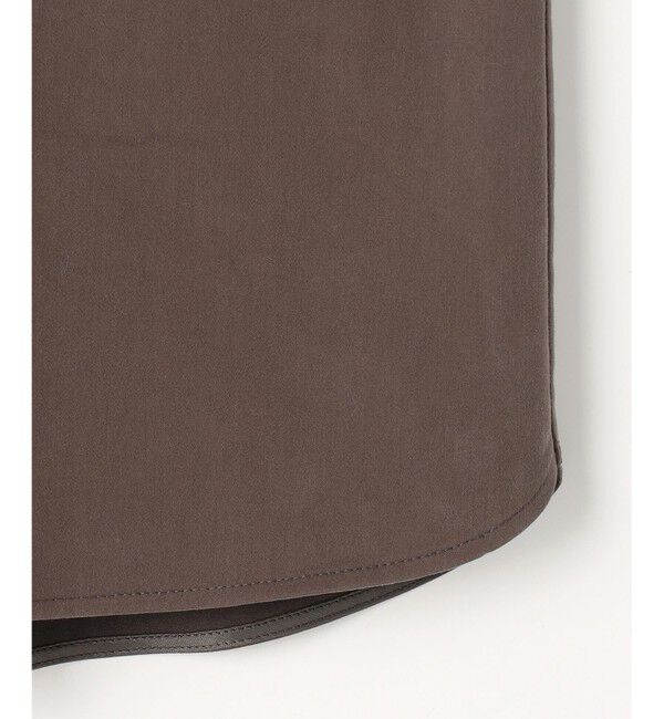 自由区「ブラッシュドコットンサテン シャツ」|シャツ・ブラウス|