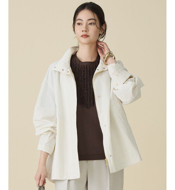 自由区「コットンリネンウェザーライト コート」|その他|オフ