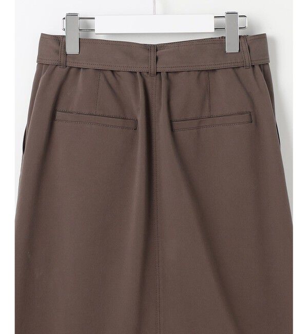 自由区「ブラッシュドコットンサテンナロー スカート」|スカート|