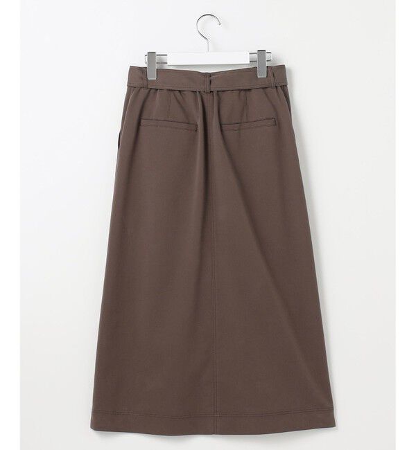 自由区「ブラッシュドコットンサテンナロー スカート」|スカート|