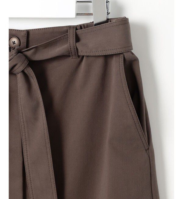 自由区「ブラッシュドコットンサテンナロー スカート」|スカート|