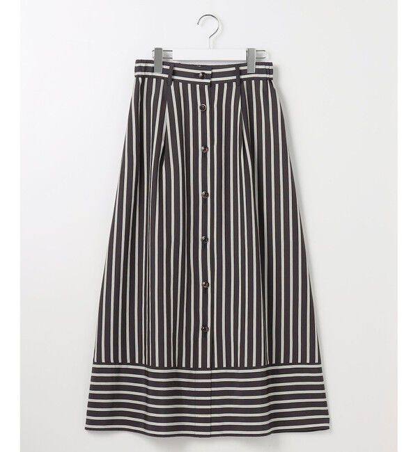 自由区「ビスコースナイロンドビーストライプ スカート」|スカート|
