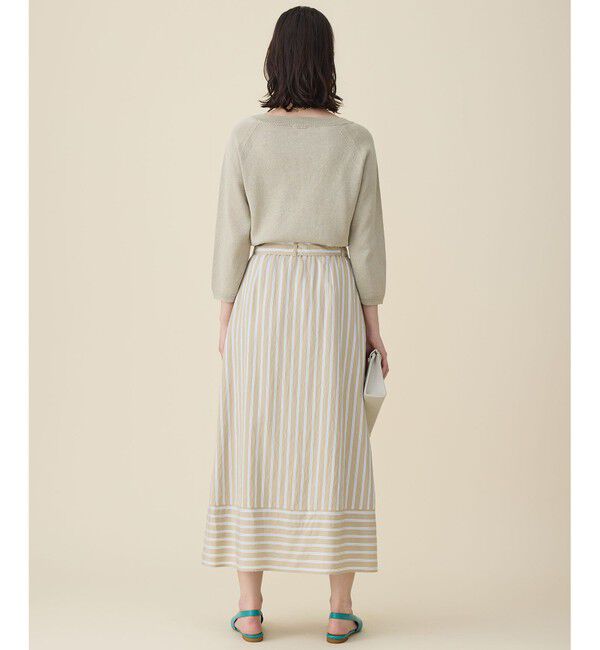 自由区「ペーパーコットンスクエアネックニット プルオーバー」|ニット・セーター|