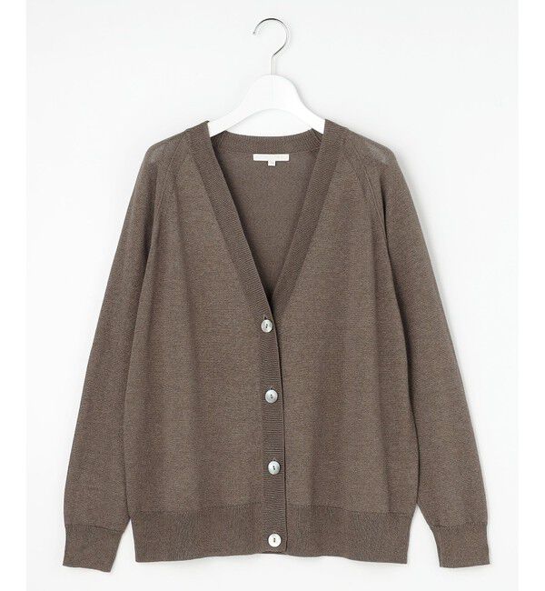 自由区「ペーパーコットンニット カーディガン」|カーディガン|
