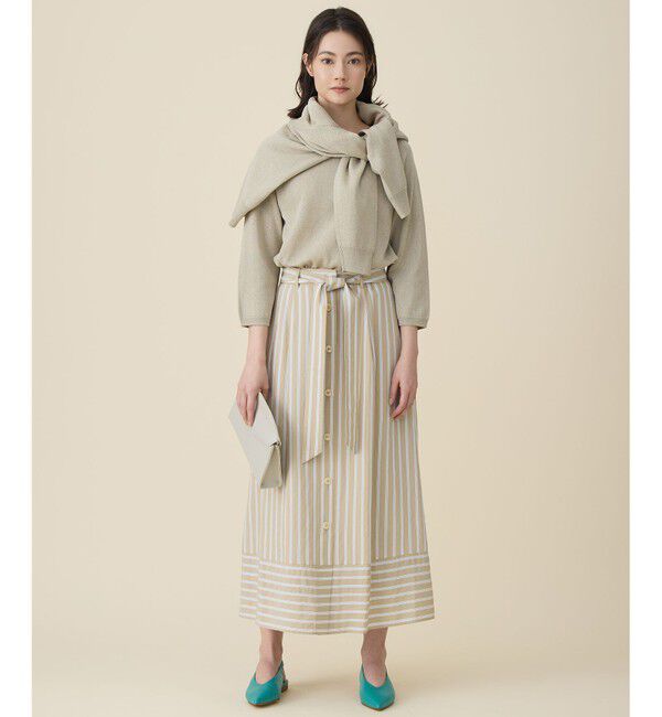 自由区「ペーパーコットンニット カーディガン」|カーディガン|