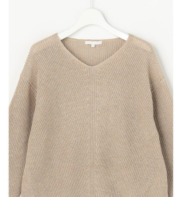 自由区「リネンミドルゲージプルオーバー ニット」|ニット・セーター|