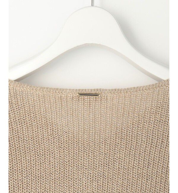 自由区「リネンミドルゲージプルオーバー ニット」|ニット・セーター|