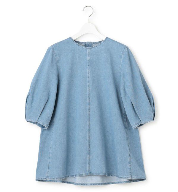 23区「【Oggi4月号掲載/洗える】23区DENIM ライトダンガリー ブラウス」|シャツ・ブラウス|