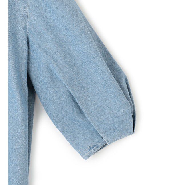 23区「【Oggi4月号掲載/洗える】23区DENIM ライトダンガリー ブラウス」|シャツ・ブラウス|