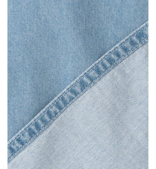 23区「【Oggi4月号掲載/洗える】23区DENIM ライトダンガリー ブラウス」|シャツ・ブラウス|