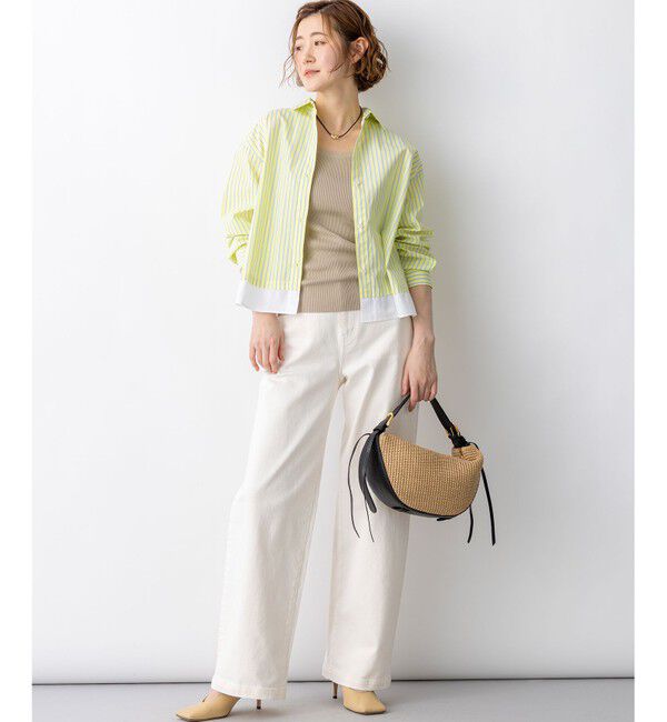 23区「コットンリブ タンクトップ」|タンクトップ|