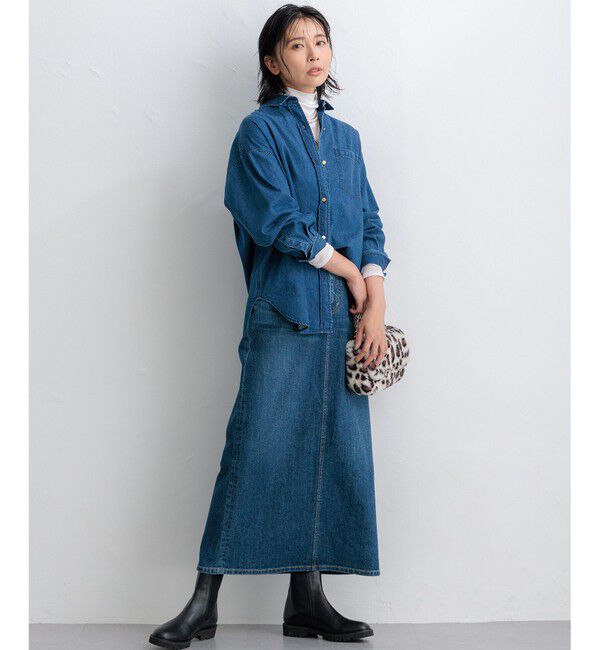 23区「【洗える】ライトダンガリー 2WAY シャツ」|シャツ・ブラウス|