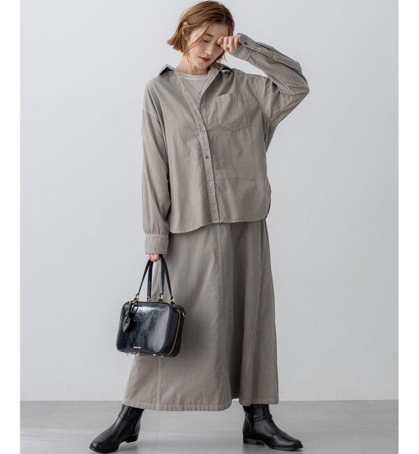 23区「【見上愛さん着用/Oggi11月号掲載】コットン コーデュロイ シャツ」|シャツ・ブラウス|