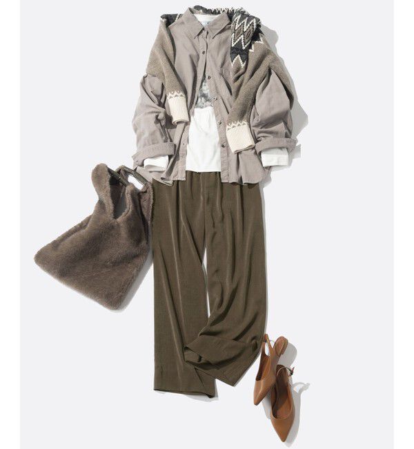 23区「【見上愛さん着用/Oggi11月号掲載】コットン コーデュロイ シャツ」|シャツ・ブラウス|