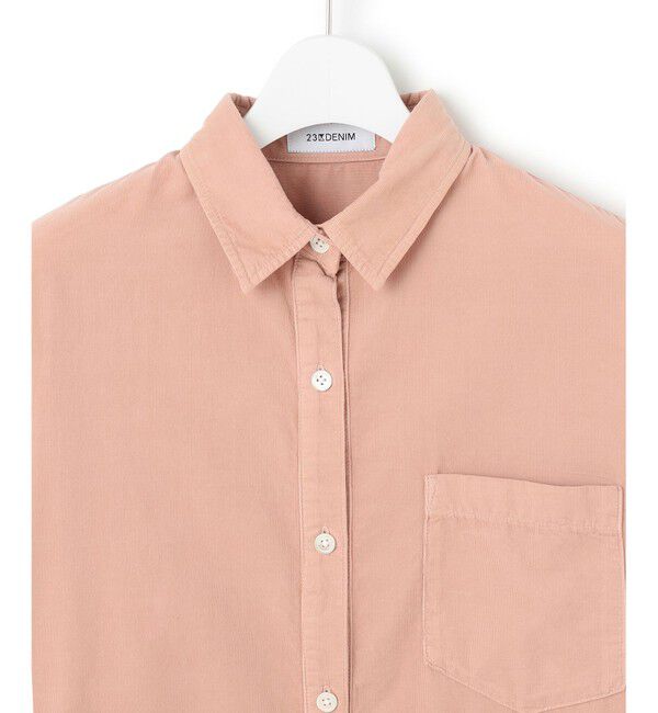 23区「【見上愛さん着用/Oggi11月号掲載】コットン コーデュロイ シャツ」|シャツ・ブラウス|