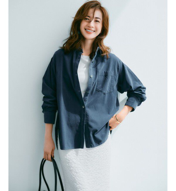 23区「【見上愛さん着用/Oggi11月号掲載】コットン コーデュロイ シャツ」|シャツ・ブラウス|