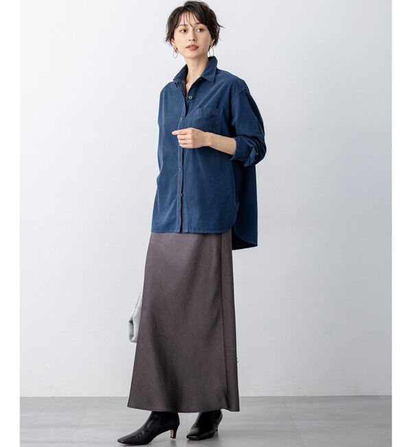 23区「【見上愛さん着用/Oggi11月号掲載】コットン コーデュロイ シャツ」|シャツ・ブラウス|