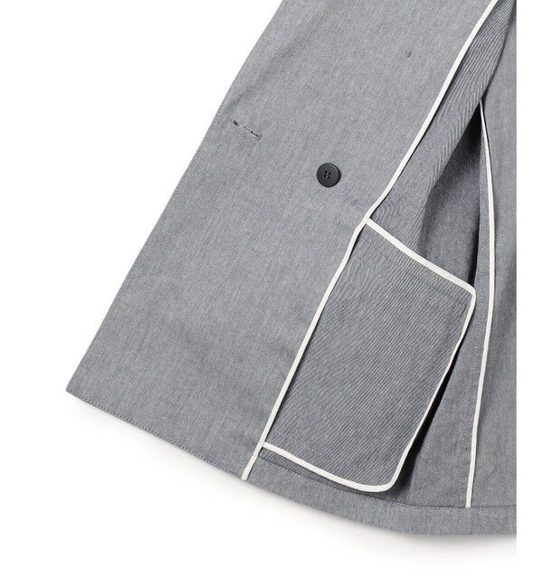 23区「スラブツイルストレッチ オーバーサイズ ダブルジャケット」|その他|