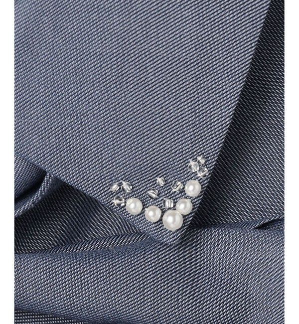 ANY SIS「ボウタイ付きビジュー シャツ」|シャツ・ブラウス|