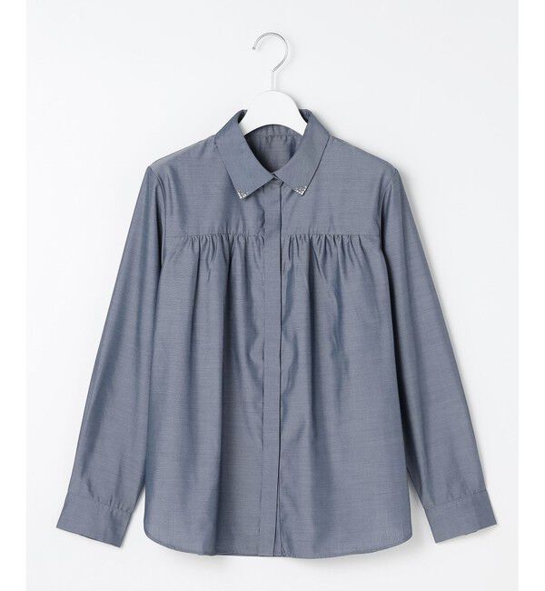 ANY SIS「ボウタイ付きビジュー シャツ」|シャツ・ブラウス|