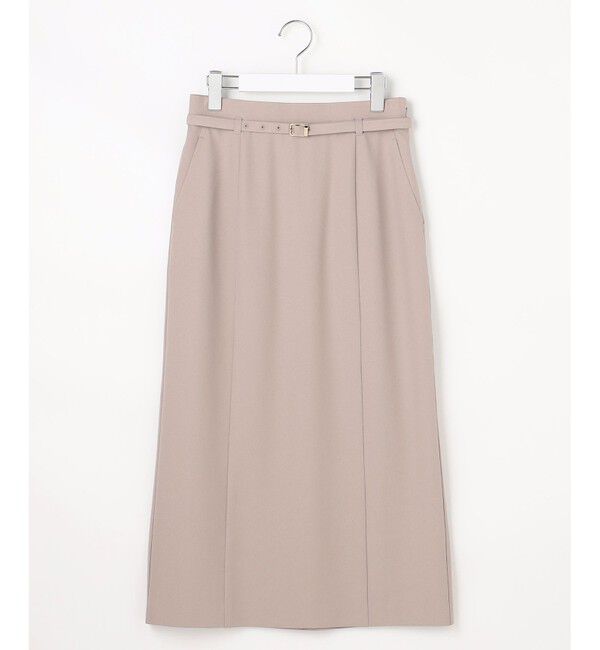 ANY SIS「スマートビューティストレッチベルト スカート」|スカート|グレージュ
