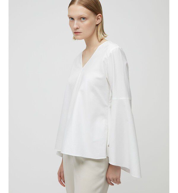 BEIGE,「PERSIMMON / フレアーブラウス」|シャツ・ブラウス|