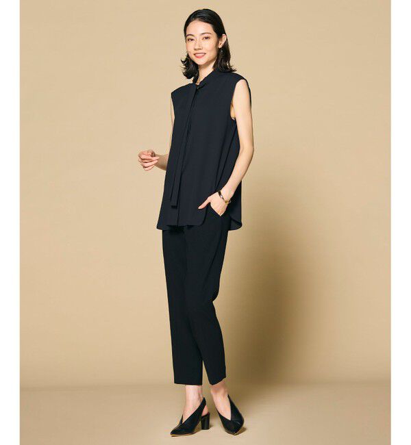 BEIGE,「【洗える】EVA / ボウタイブラウス」|シャツ・ブラウス|